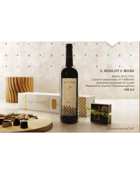 Lacerta Merlot & More | Cadou Vin & Ciocolata